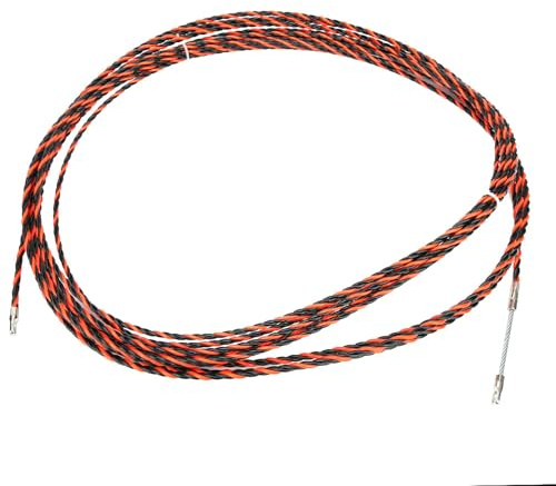 Tbest Cinta Pasacables, Enhebrador de Cables Eléctricos Dispositivo de Enhebrado de Electricista con 2 Sujetadores de Cables (20M (incluidos Dos mazos de Cables))
