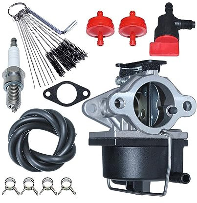 JHVVBFWF Carburateur Carburateur pour Tecumseh 13HP 13.5HP 14HP 15HP Tracteur OHV110 OHV115 OHV120 OHV135 Tondeuse À Gazon MTD Yard Moteur Carburateur Kit 640065 640065A Carburateur Carburateur