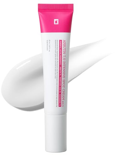 TOSOWOONG Arbutin 7% Intensive Spot Cream with 70,000ppm Arbutin, 3% Tranexamic Acid, 1% Niacinamide, Glutathione, Dark Spots, freckle, Blemishes, Anti-pigmentation, Korean Skin Care, 20ml, 0.67 fl.oz