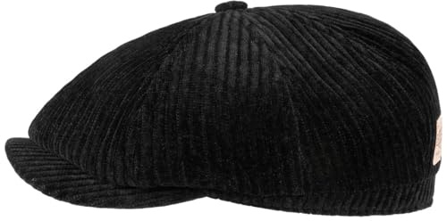 Stetson Hatteras Flatcap Corduroy Herren Herbst Winter Made in EU