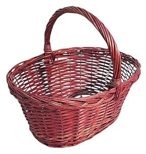 NG NICCOLAI CESTE VIMINI VARI MODELLI E MISURE IDEALI PER FUNGHI O COME PORTALEGNA CON MANICO (FUNGHI STONDATA 29X39X30(H) CM)