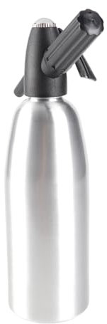 Sifone in Lega 1L con Regolatore di Pressione, Acqua Scintillante Fai -da -te, Cocktail e Produttore di Sodio per la Barra di Casa (OVAQUIXIcys1gd9hqb-01)