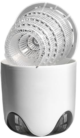Dendrobium Orchid Pot - Contenitore decorativo a doppio strato, doppio isolamento e design 'umidità, strumento per piante per balcone, davanzale, desktop e libreria