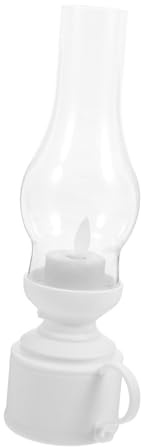 Healifty Lampada Vintage Cherosene Elettronica Lampada Led Decorativa Da Tavolo Adatta Per Interni e Spazi Piccoli Come Scrivania e Libreria