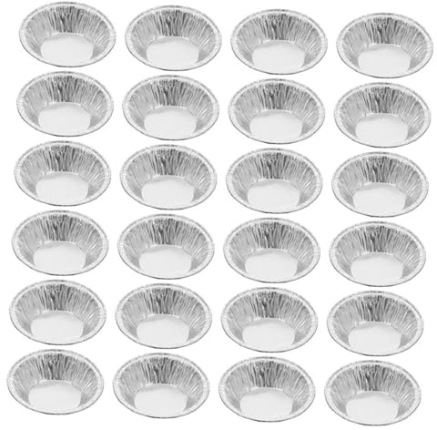 VALICLUD 600 pezzi Stampi Usa e Getta per Crostatine e Cupcake in Alluminio Teglie Circolari Alluminio per Forno per Cottura Riscaldamento e Preparazione Professionale e Domestica