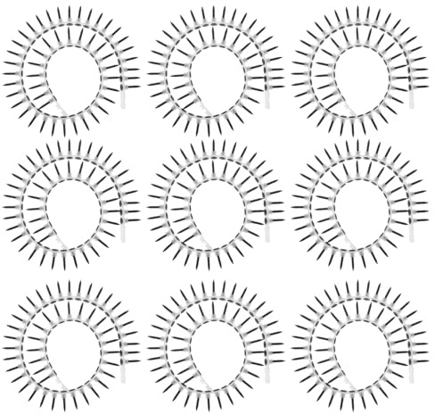 Healeved 1000 tornillos para montaje en pared de paneles de yeso, tacos de plástico autoperforantes, fijaciones para paneles de yeso, kit surtido de tornillos avellanados con cadena para estantes,