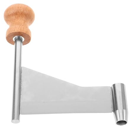 Hemobllo Rallador de Queso Rotatorio Manual con Manivela, Acero Inoxidable Resistente, Cortador Multifuncional para Mantequilla y Chocolate, Adecuado para Cocina y Restaurante, Fácil