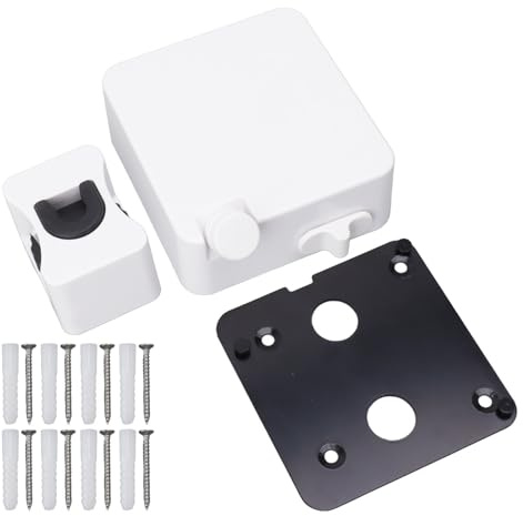 Tendedero retráctil de Alta Resistencia, tendedero retráctil de Acero Inoxidable, Cuerda de Secado Ajustable de 6 m con de recuperación Suave para balcón, lavadero y (9026W Blanca)