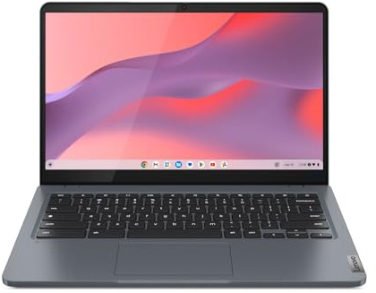 Lenovo IdeaPad Slim 3 14 Laptop 14IAN8 - (Intel Core i3-N305 CPU | 8GB LPDDR5-4800MHz RAM | 256GB eMMC Storage | 14 inch Full HD IPS Display | Chrome OS) - Storm Grey (Renewed)