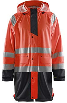 'blakläder 432420005599 X XL Advertencia Chaqueta Impermeable de niveles 1, Rojo/Negro, XXL