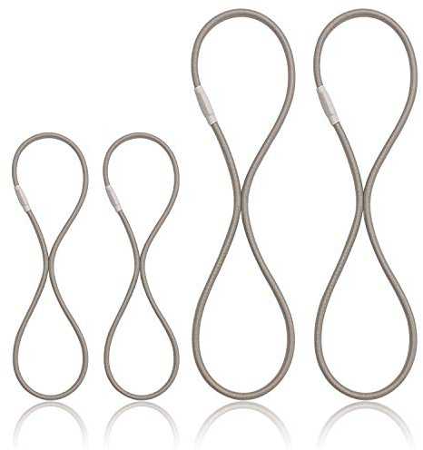 Boseen 4 Pack Universal Rubber Microphone Microphone Ring Replacement Ring Anti Aging Rubber (Grey)