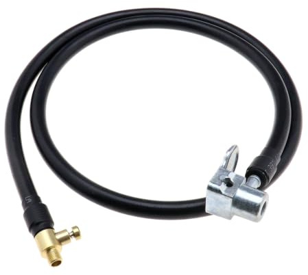 EMSea 100cm Inflador de neumáticos Bomba Manguera Rosca 5/16-32UNF con Bloqueo Inflador de Mandril Bomba Extensión Manguera Adaptador Tubo Herramienta de Aire para Coche Motocicleta Bicicleta