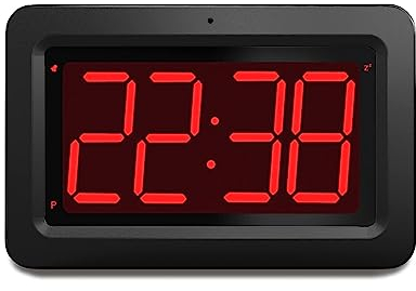 Orologio Da Parete Digitale，Sveglia Da Comodino Digitale，2 Modalità Di Alimentazione (Batteria O Adattatore), Con Funzione Sveglia E Funzione Snooze, Adatto A Bambini, Anziani, Adulti, Cucina