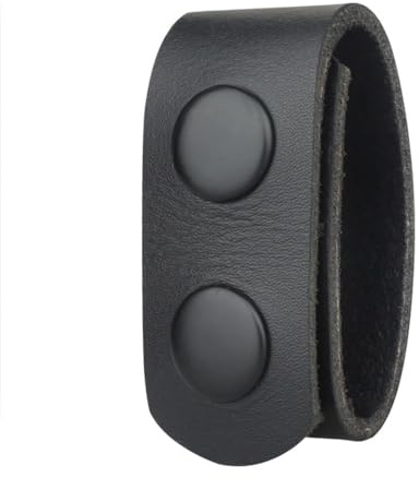 DONGKER Leder Belt Keeper, 1/2/4 Stück Security Gürtelhalter, Taktischer Gürtel Schlaufen für 2-2,25 Zoll Taktische Polizei Gürtel
