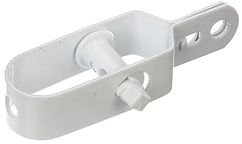 Alberts 611095 Tendifilo, zincato, plastificato Bianco