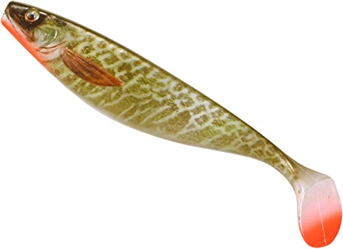 Balzer Shirasu Photo Print 3D Shad 2.0 UV - Gummifisch Angelköder für Zander, Hecht & Barsch