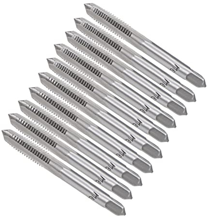 CoCud Manuel Filetage Tarauds, M6 x 1 Filetage, Métrique Haute Vitesse Acier Vis Tapotage Cône Bas Taraud - (Applications: pour Machine Thread Réparation), 5-Paires