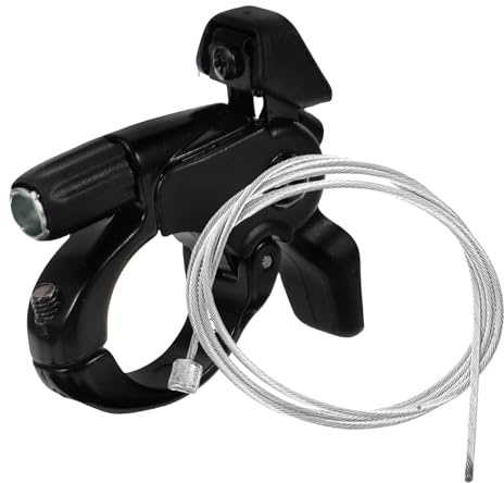 SUPVOX Palanca de Bloqueo Remoto Aleación de Aluminio para Bicicleta de Montaña Cable Interior Mecanismo de Bloqueo Rápido y Compatibilidad Amplia para Horquilla Delantera