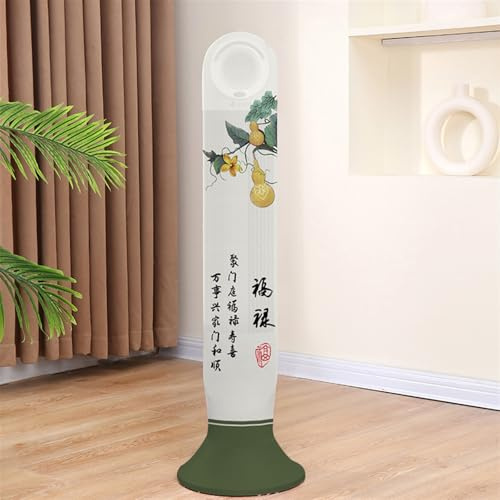 LVYUDS Tout Compris Housse de Ventilateur Tour Anti-Poussière Protection Solaire Vertical sur Pied Housse de Protection Style Universel Maison Bureau Décoration(105cm,Gourd)