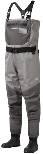 Bassdash FW08 Atmungsaktive Wathosen für Herren Wasserdichtes Fliegenfischen Brustfischen Wathose Leichtgewicht Strumpf Fuß