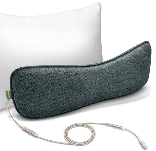Avantree Slumber B - Auriculares Alternativa para Dormir, para Quienes Duermen de Lado, Altavoz de Almohada con Cable, Sin Carga, Volumen Bajo, USB-C y AUX para Pódcasts y Audiolibros