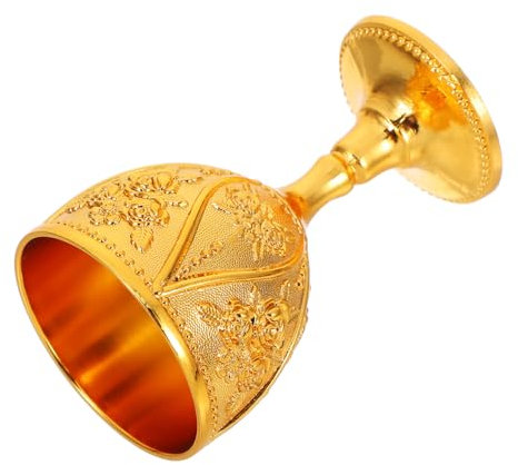 GLEAVI Verres à Vin Vintage Métal Coupes De Communion Et Mariage Décor Intérieur Et Usage Quotidien