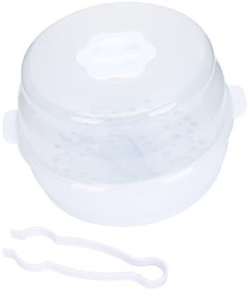 HEALSOPTHY Boîte Pour Biberons Abs Protection Couvre-poussière Compatible Micro-ondes Pour Rangement Hygiénique Des Biberons Et Accessoires