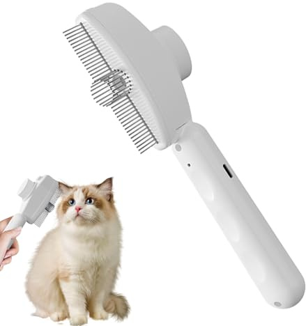 Cepillo De Vapor Para Perros Depósito Recargable Antideslizante Quita Pelos | Cepillo De Vapor Para El Aseo De Perros Razas Pequeñas, Medianas