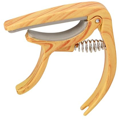Verstellbarer Clip Kapodaster für akustische E Gitarren Kupfergewinde sorgt für genaue Tonhöhenkontrolle und Tragbarkeit Gitarren Kapodaster für Nylon Akustikgitarren