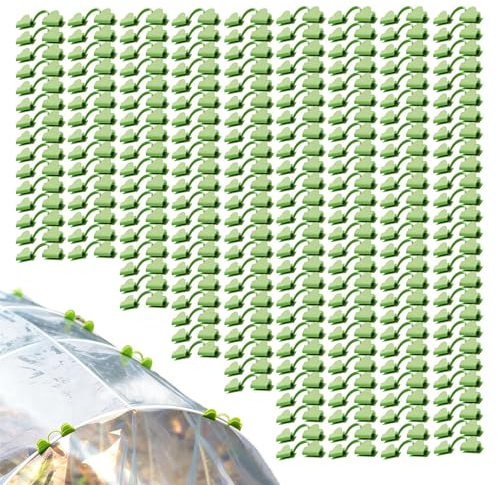 Abrazaderas para Film de Invernadero | 200 Pinzas para Malla de Sombreo,Hebillas de Presión para Film de Invernadero - Instalación para Sustitución de y Mallas de