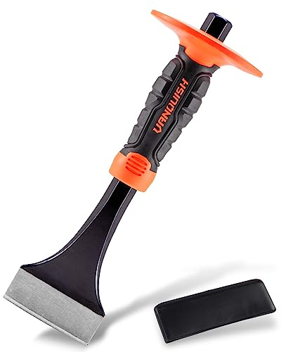 VANQUISH Heavy Duty Masonry Chisel with Bi-material Hand Guard for Masonry (4709)
