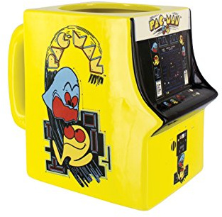 Pac Man Shaped Mug, Ceramic, Multi-Colour, 14 x 8 x 11 cm