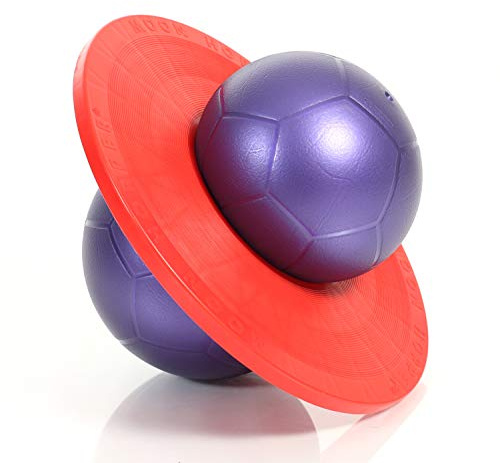 Togu Hüpfball Moonhopper lila/rot, Made in Germany