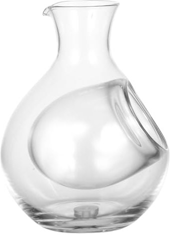 PRETYZOOM Japanese Style Wine Decanter Crystal Glass Decanter Delicate Glass Dispenser for Bar Accessories and Serving Ice Wine