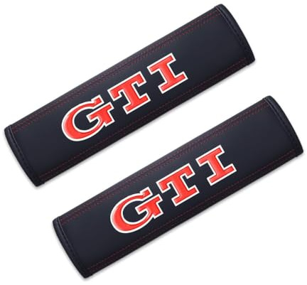 TYREEDE 2 pièces Voiture Protège Ceinture de Sécurité Coussin, pour Peugeot GTI Durable Souple Confortables Rembourrage Ceinture Sécurité.