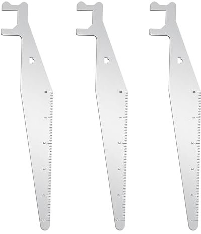 3 Stück feuerwehr gadgets dietrich türöffnungswerkzeug Tür Öffnungs Werkzeug Türöffnungswerkzeug aus Edelstahl Schlossöffner Manuelles Brecheisenwerkzeug, für Feuerwehrleute, Ersthelfer, Polizisten