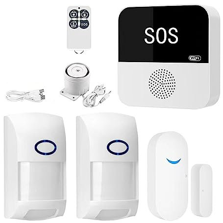 Wireless WiFi Smart Home Automation di allarme Kit di protezione di sicurezza con sensore antifurto(KIt C)