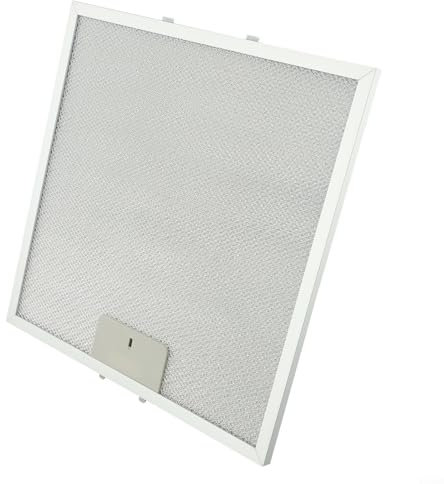 Jotekonoby Filtre de hotte 320 × 320 x 9 mm, filtre à graisse en aluminium pour hotte de cuisine en métal