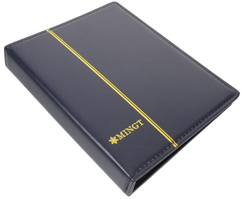 Operitacx Album Di Francobolli Espandibile Pagine Protettive Trasparenti Per Collezionisti Di Banconote e Monete Organizzatore Di Album Di Francobolli Porta Raccolta