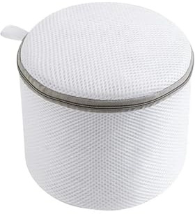 Wäschebeutel für BHs Wäschenetz, feines Netz, for BHs, Dessous, schmutzige Kleidung, Wäschesack mit Reißverschluss for Waschmaschine, Trockner, Anti-Verformungs-Reinigung(M-grey)