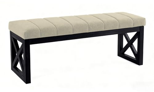 Bankauflage 120x40 80x40 180x40 160x40 Rutschfeste Sitzkissen Sitzpolster Bank, Sitzbank Polster Waschbar Sitzauflage Bank für Innen Outdoor Fensterbank Couch Bank Eckbank Auflagen,No02,100x35x4cm