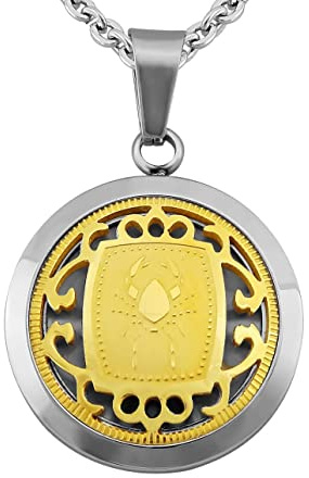 Hanessa Sternzeichen Halskette in Silber – Edelstahl Kette mit Anhänger & Gravur – Personalisierter Schmuck für Damen & Herren, 50-60 cm – 12 Sternzeichen zur Auswahl