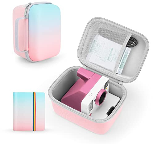Yinke Album pour appareils photo Polaroid Originals Now I-Type/Onestep+ avec étui de transport pour Polaroid Onestep Housse de transport Sac de rangement (combinaisons de couleurs dégradées)