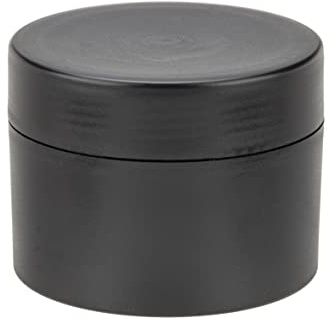 GLOREX 6 1603 204 Leere Cremedose für Kosmetik Haushalt 100ml schwarz doppelwandig