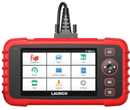 LAUNCH CRP123X Plus OBD2 Scanner All System Car Diagnostic Tool Code Reader | with-Oil Reset/SAS Calibration/Throttle Adaptation, Lifetime F.ree Update, FCA SGW, Auto VIN, Battery Test