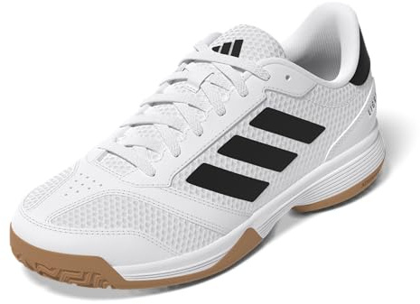 Adidas Unisex-Kids Ligra 8 Indoor Volleyball, White/Black/White, 4.5