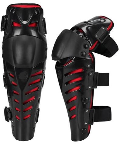 Nubamzy Motorrad-Knie- und Schienbeinschoner, Motocross-Knie-Schienbeinschoner, Schmutz-Knieschutz, Schienbeinschutz, Knie- und Schienbeinschutz, Knieschützer, Rennknieschoner