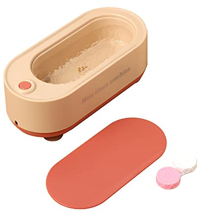 Pulitore per gioielli ad ultrasuoni Strumento di Pulizia Portatile Ad Alta Frequenza Vibrazione Cleaner Per Lenti A Contatto Oro Argento Occhiali Anello Monete