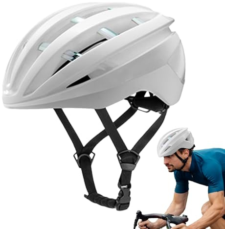 manhegari Casco da bicicletta – Casco da bicicletta regolabile per uomini e donne – equipaggiamento di protezione regolabile per uomini, donne e sport di montagna