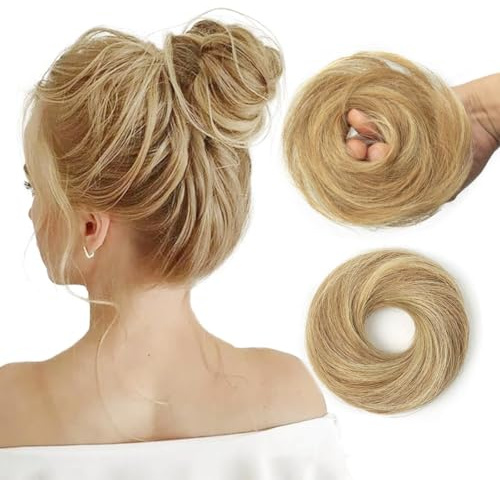 Chignon Finto Per Capelli Chignon Coda di Cavallo Extension per Capelli Elastici per Capelli Lisci per Donna Coda Extension Chignon Elastico per Coda Finta per Donna Ragazze